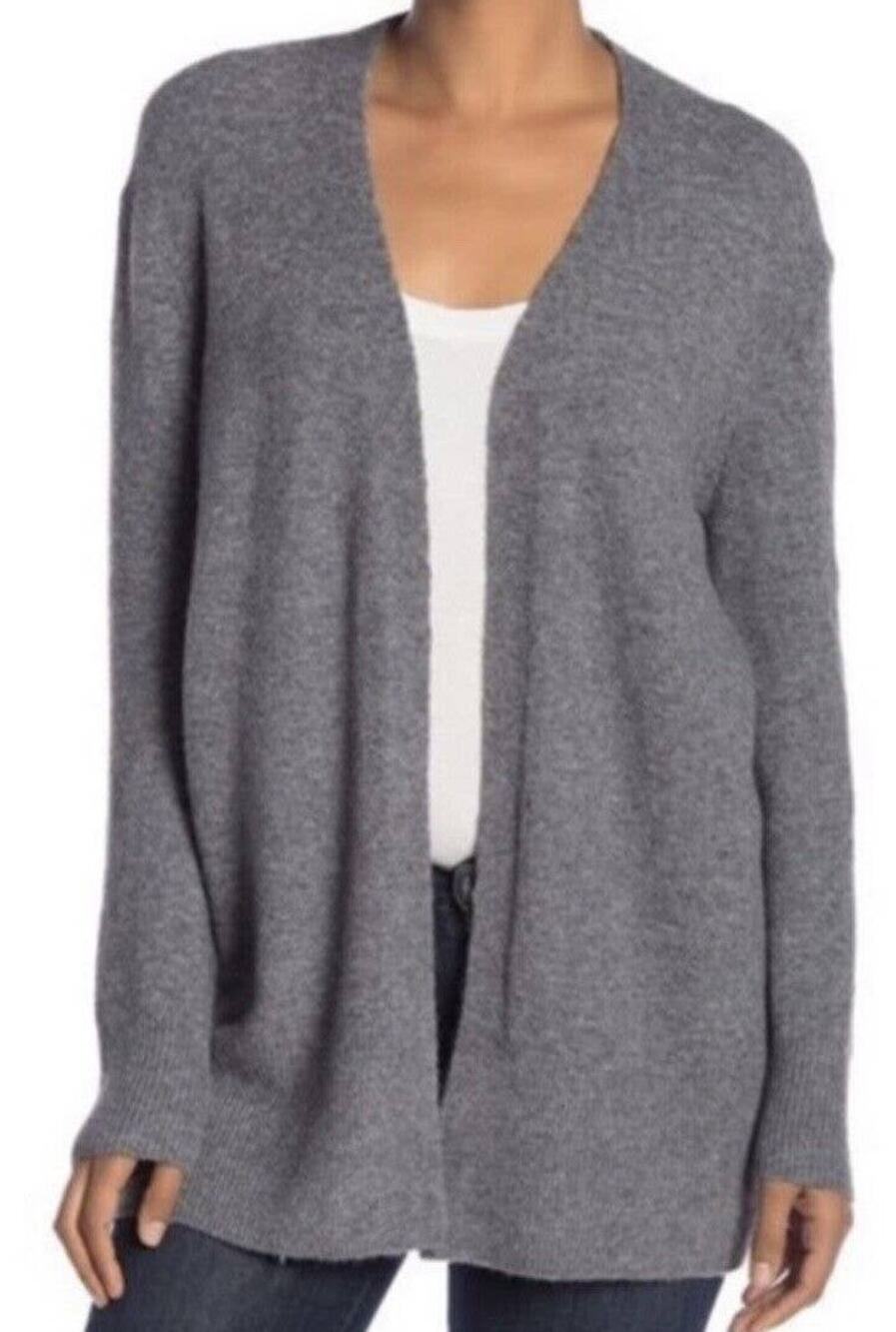 Madewell Women's Open Front Wool / Alpaca Blend Cozy Walker Sweater Cardigan XS
